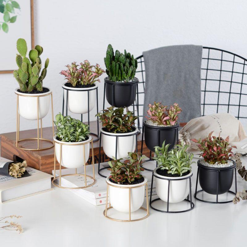 Set av 3 Blomkrukor | Veska