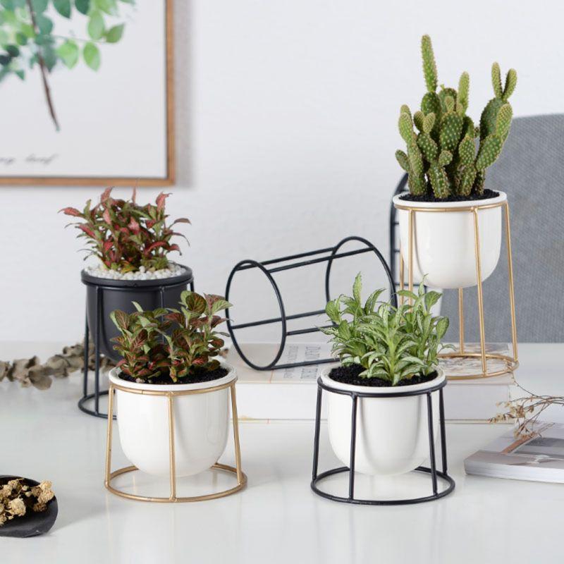 Set av 3 Blomkrukor | Veska