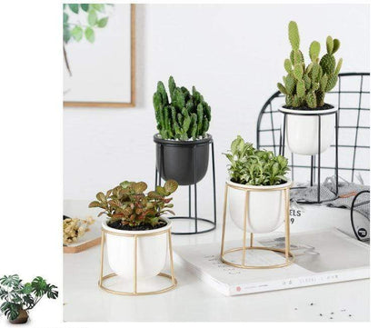 Set av 3 Blomkrukor | Veska