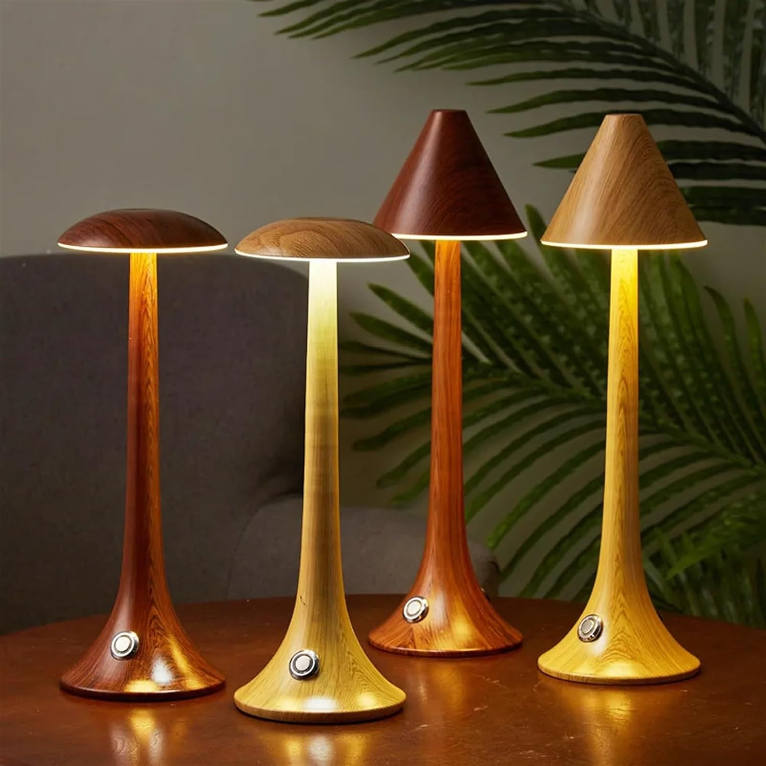 Sharina Svamp Lampa - Kreativ Bordslampa för Atmosfär Veska