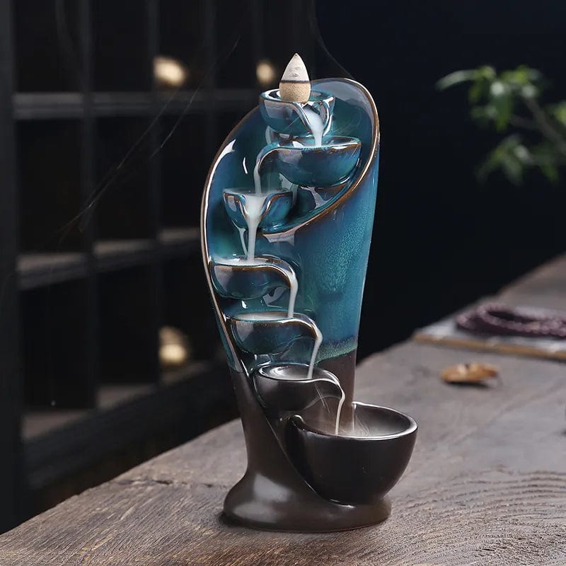 Shiva Keramisk Rökelsehållare | Veska Mystisk Blå