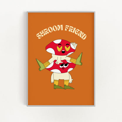 Shroom Friend | Veska 8″×10″