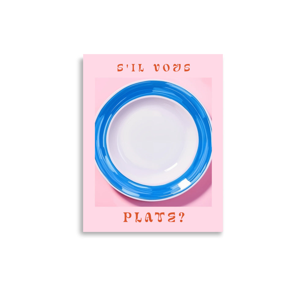 S'il Vous Plate? | Veska 11″×14″