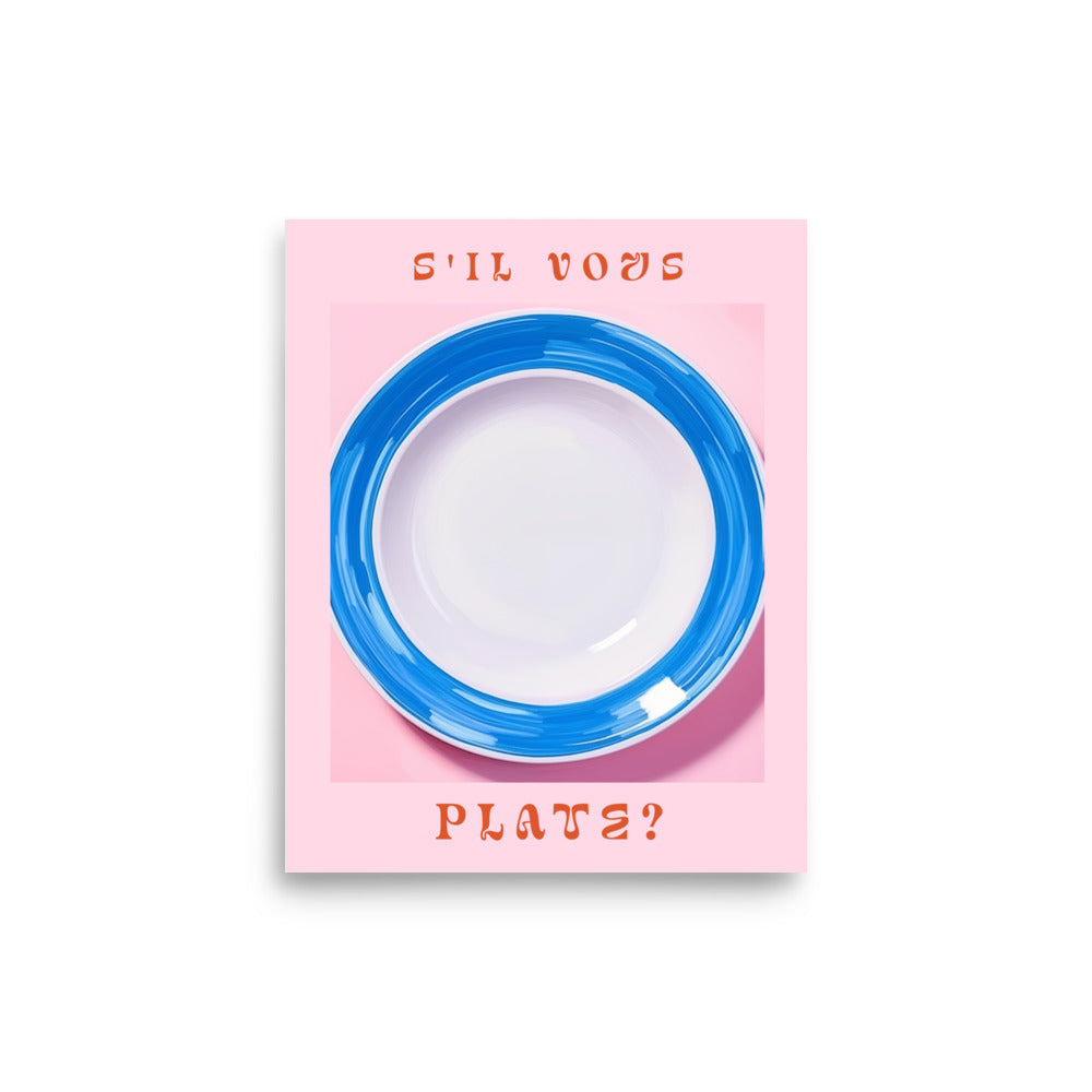 S'il Vous Plate? | Veska 8″×10″
