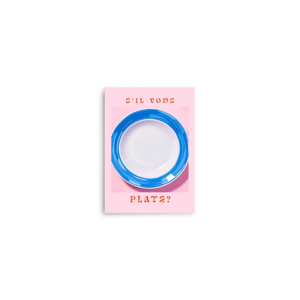 S'il Vous Plate? | Veska 5″×7″