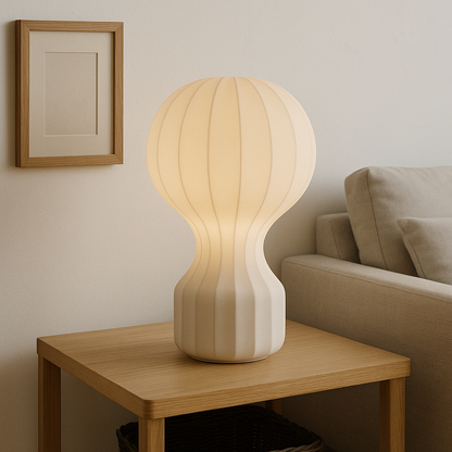 Silka | Wabi Sabi Silkes Bordsmodell – Varm LED Ljus | Veska