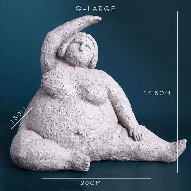 Självsäker Dam Figurer | Veska G-Stor