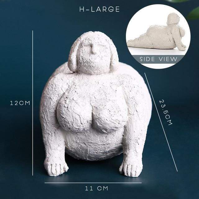 Självsäker Dam Figurer | Veska H-Stor