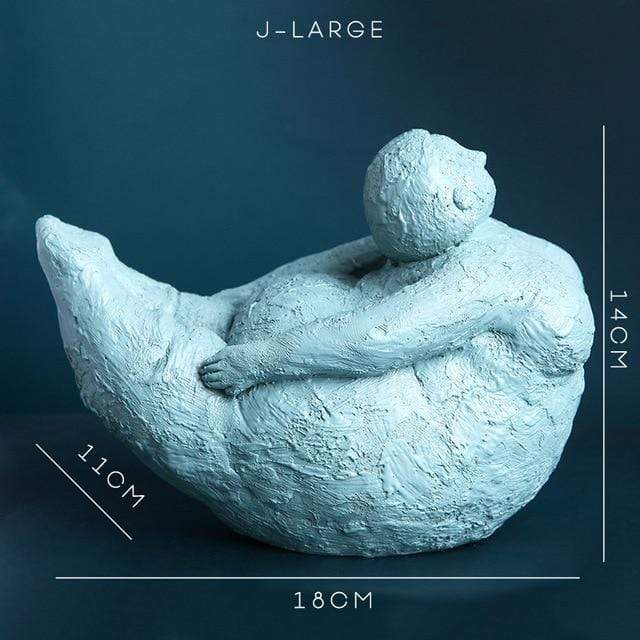 Självsäker Dam Figurer | Veska J-Stor