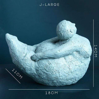 Självsäker Dam Figurer | Veska J-Stor