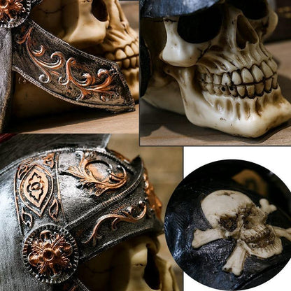 Skalle Resin Skelettarmé Figurin Halloween Dekoration | Veska