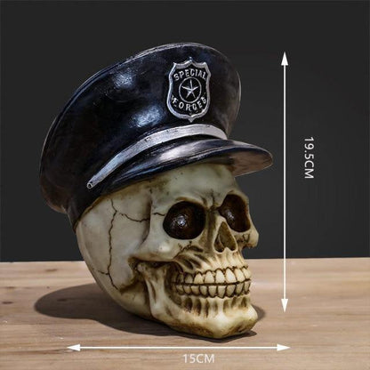 Skalle Resin Skelettarmé Figurin Halloween Dekoration | Veska D