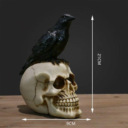 Skalle Resin Skelettarmé Figurin Halloween Dekoration | Veska G