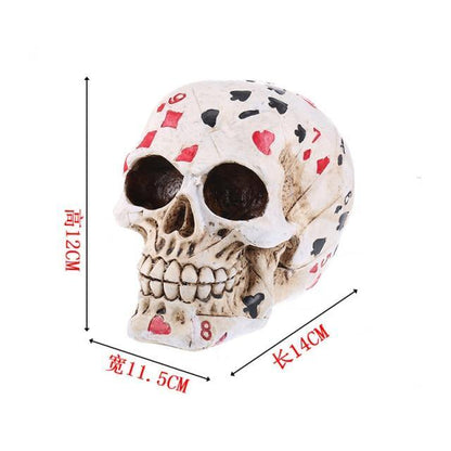 Skalle Resin Skelettarmé Figurin Halloween Dekoration | Veska L