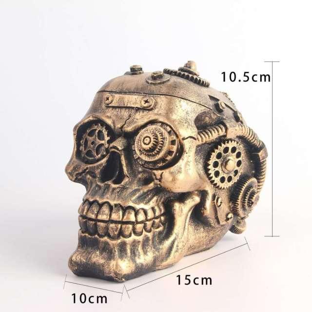 Skalle Resin Skelettarmé Figurin Halloween Dekoration | Veska maskin