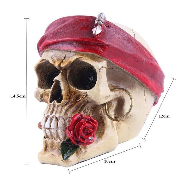 Skalle Resin Skelettarmé Figurin Halloween Dekoration | Veska N