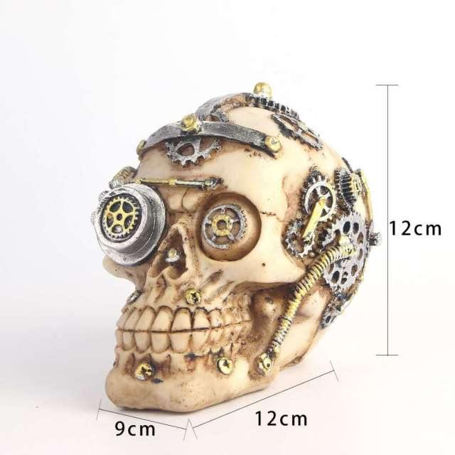 Skalle Resin Skelettarmé Figurin Halloween Dekoration | Veska utrustning