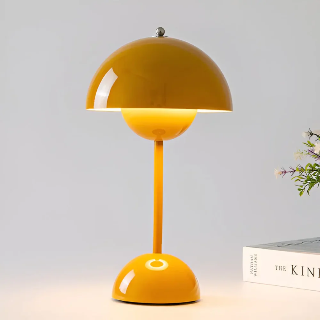 Skandinavisk Bordslampa med Luminös Flair - NordicBeam | Veska Orange