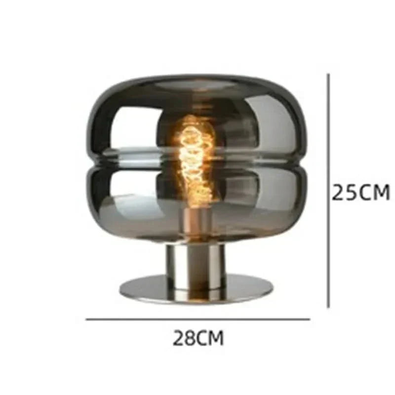 Skandinavisk Glas Bordslampa – AuroraForm E27 | Veska
