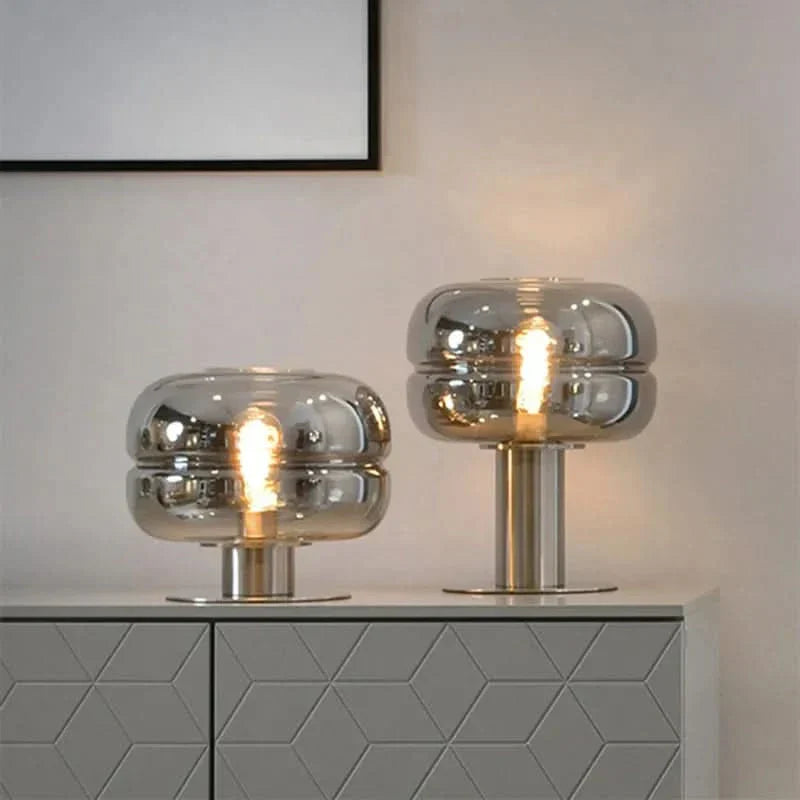 Skandinavisk Glas Bordslampa – AuroraForm E27 | Veska