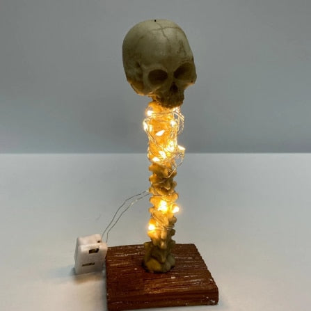 Skelett Huvud Bordslampa | Veska C 1 huvud