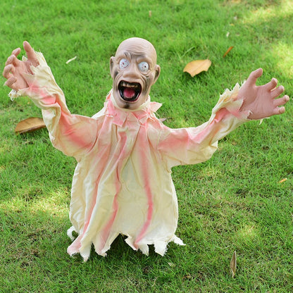 Skrämmande Skriande Zombie Trädgård Halloween Dekoration | Veska