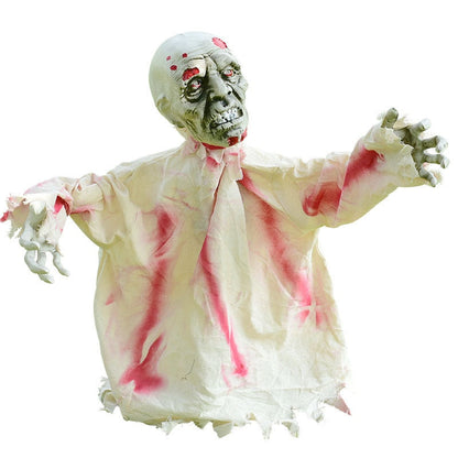 Skrämmande Skriande Zombie Trädgård Halloween Dekoration | Veska D-75x100x19cm