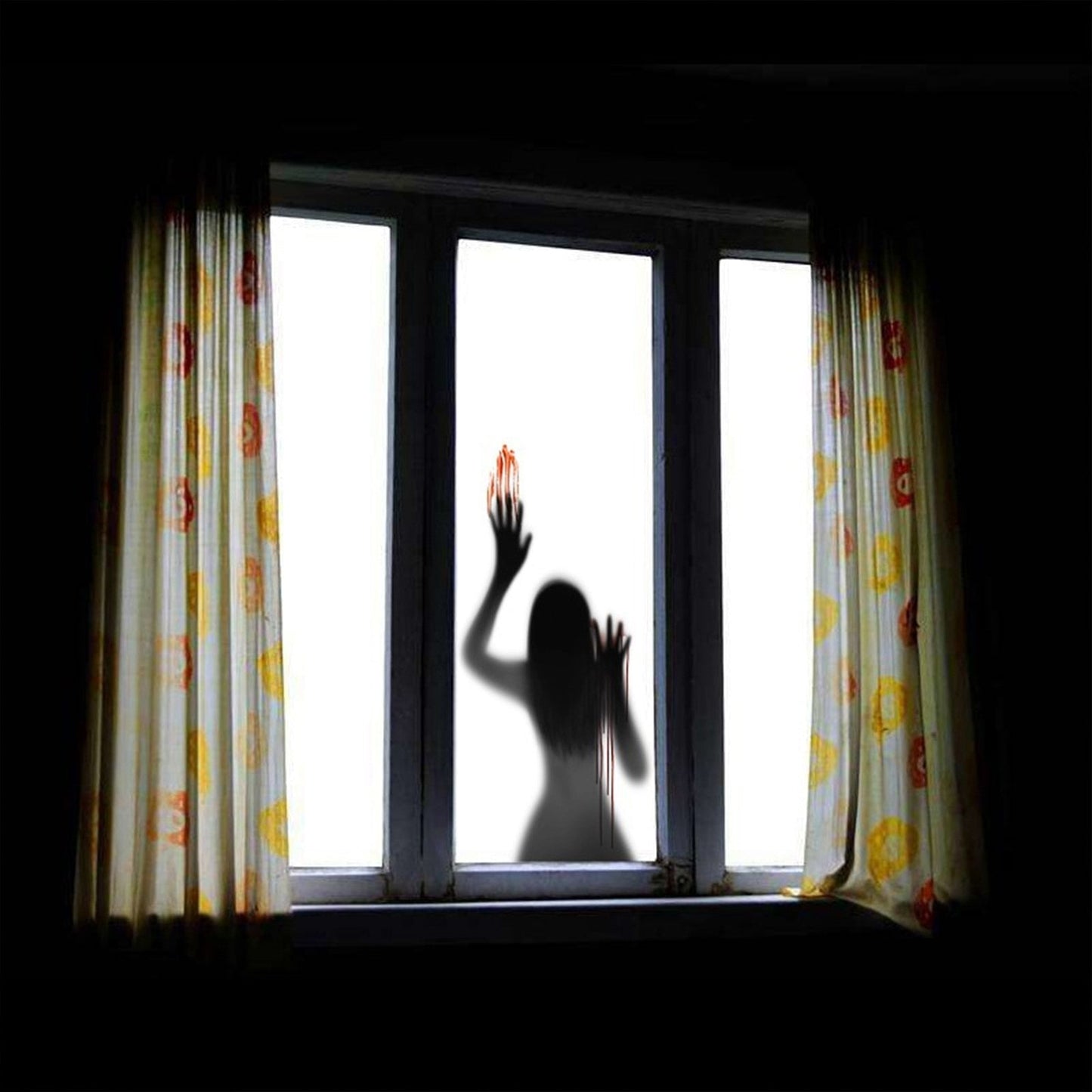 Skrämmande Spöke Halloween Fönsterklistermärke | Veska