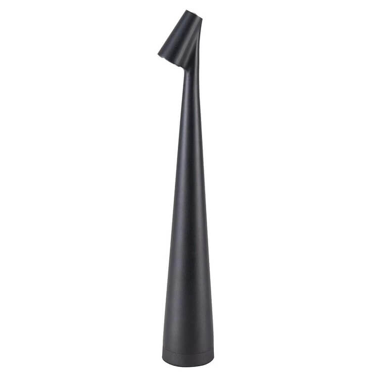 Skulpturerande bordslampa | Veska Svart