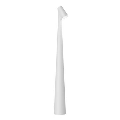 Skulpturerande bordslampa | Veska Vit