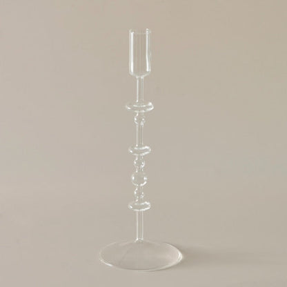 Slim Glass Candleholder | Veska Clear L