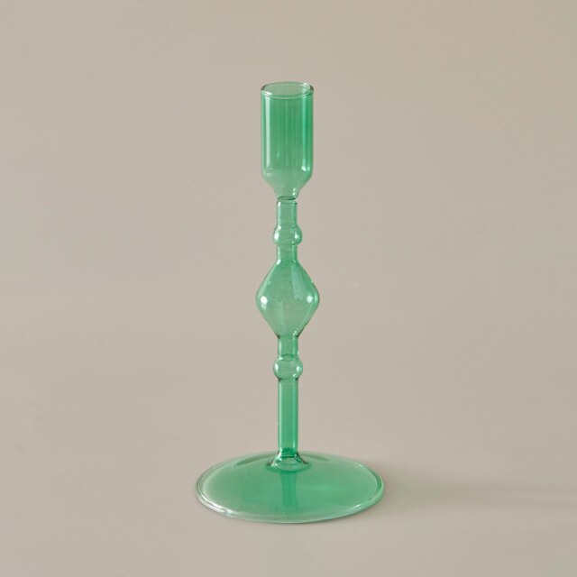Slim Glass Candleholder | Veska Grön M