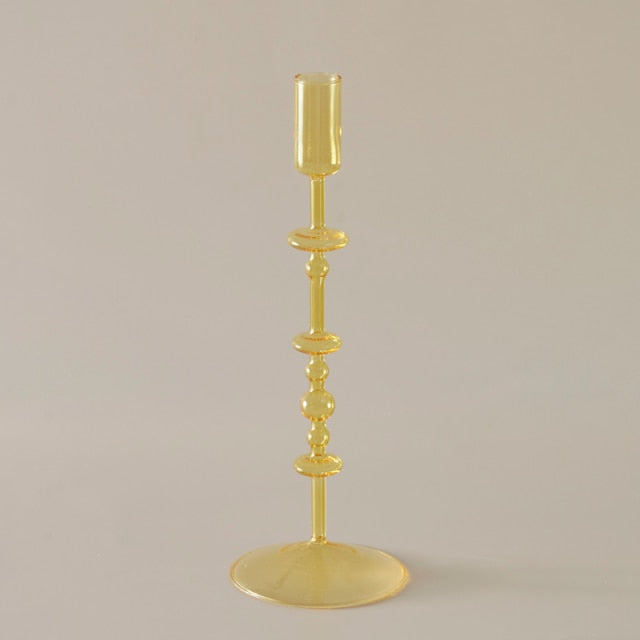 Slim Glass Candleholder | Veska Gul L