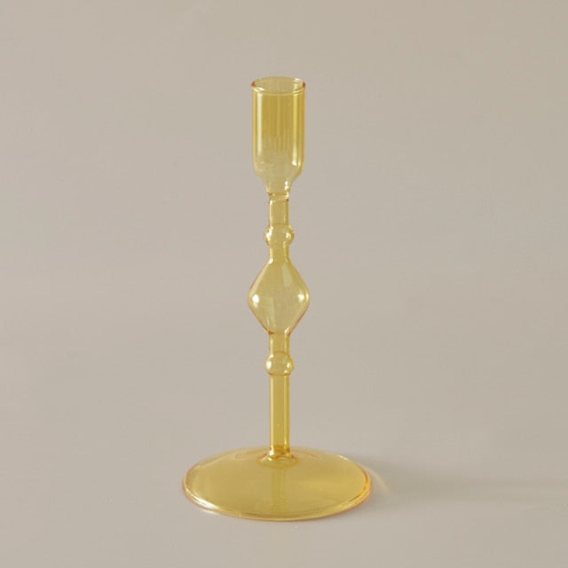 Slim Glass Candleholder | Veska Gul M