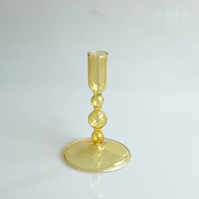 Slim Glass Candleholder | Veska Gul S