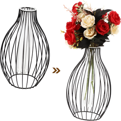 Slim metalram vases | Veska
