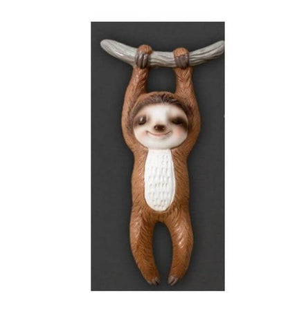 Sloth Djur Vägghängande Skulptur | Veska C-