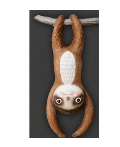 Sloth Djur Vägghängande Skulptur | Veska D-