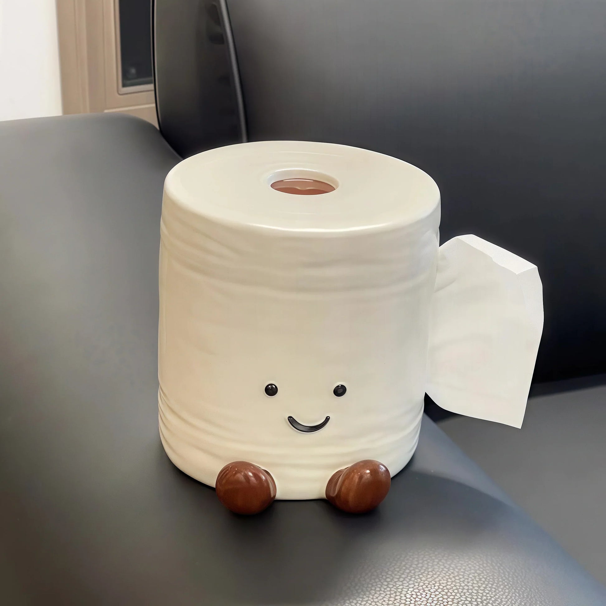 Smiley Toalettpapper Vevaskbox | Veska
