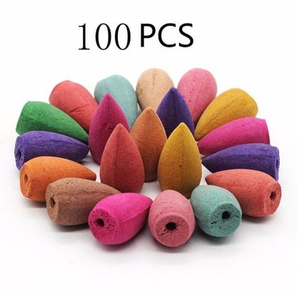 Smoking Dragon Rökelsebrännare | Veska 100 st Incense cones paket