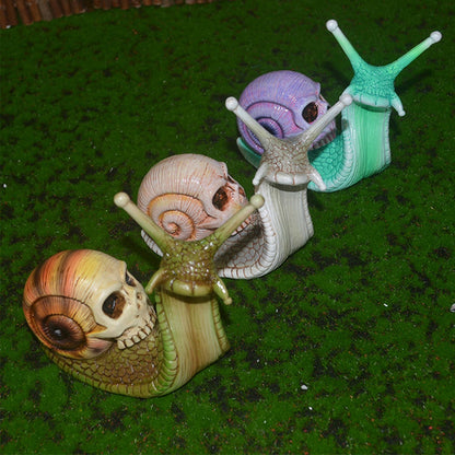 Snigelskelett Halloween Patio Skulptur | Veska