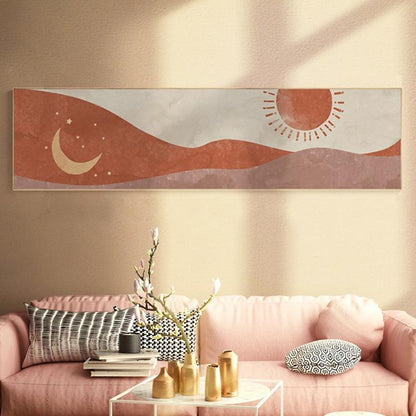 Sol & Måne Canvas Väggkonst | Veska