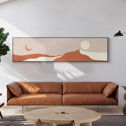 Sol & Måne Canvas Väggkonst | Veska