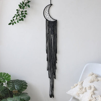 Sol Och Måne Svart Drömfångare | Veska Crescent moon dream catcher
