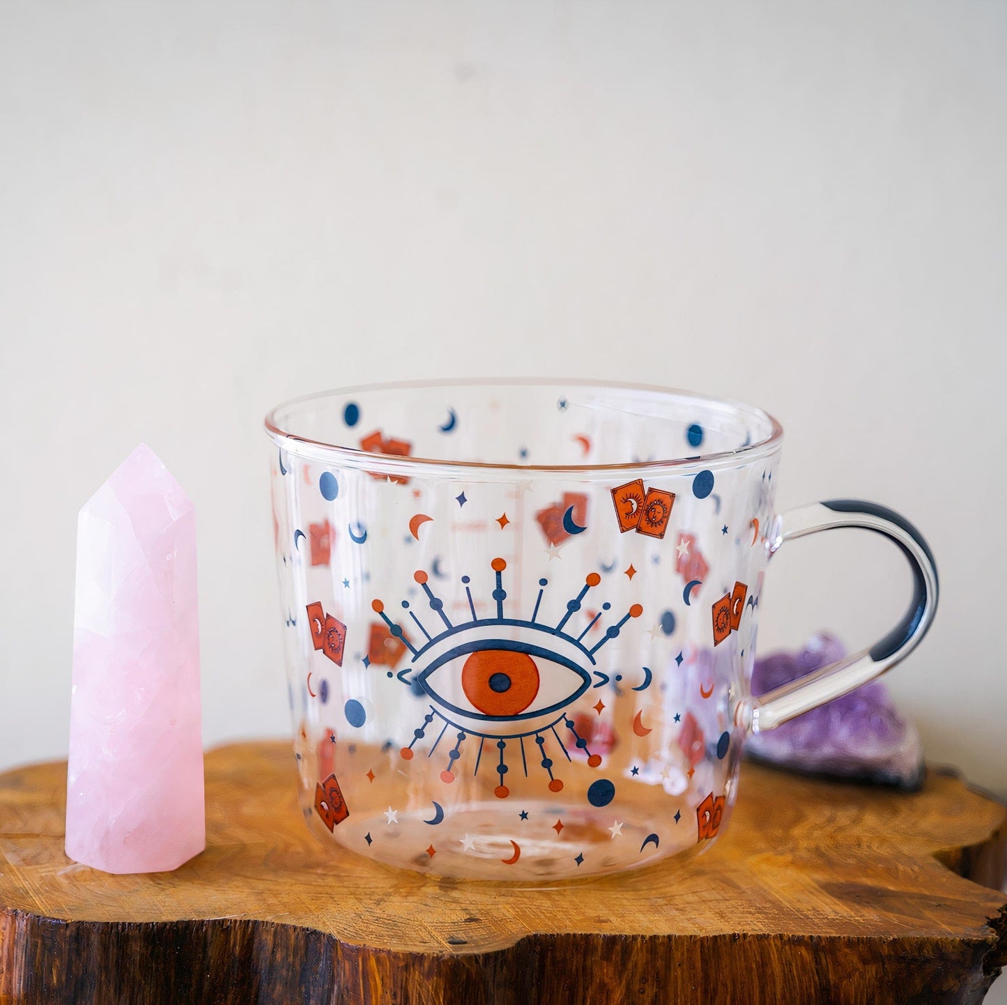 Sol & Ondes Öga Glas Mug | Veska ondskefullt öga