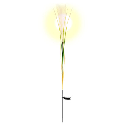 Solar Reed Vattentåliga Fiber Patiolampor | Veska 1 pcs Rör Varm