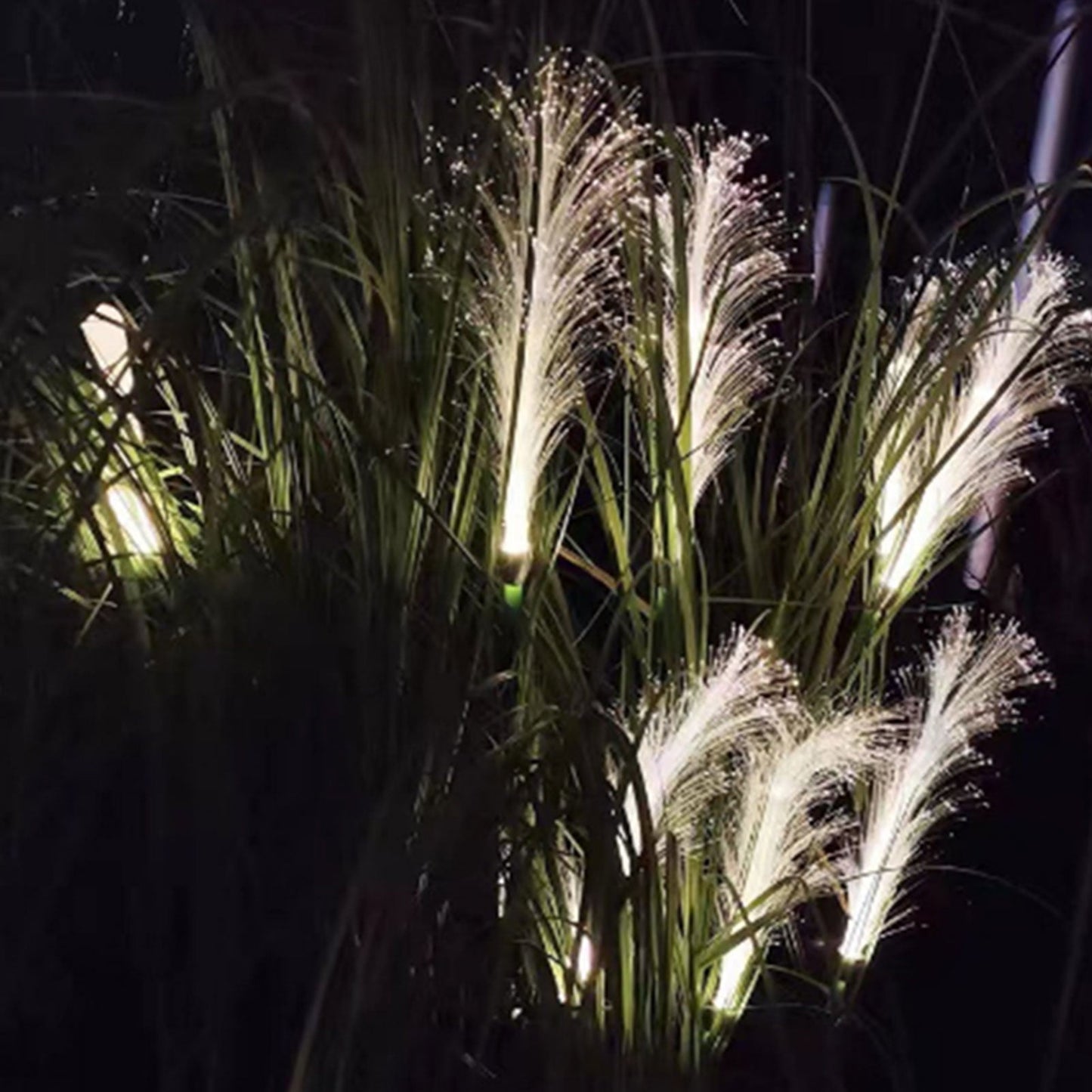 Solar Reed Vattentåliga Fiber Patiolampor | Veska