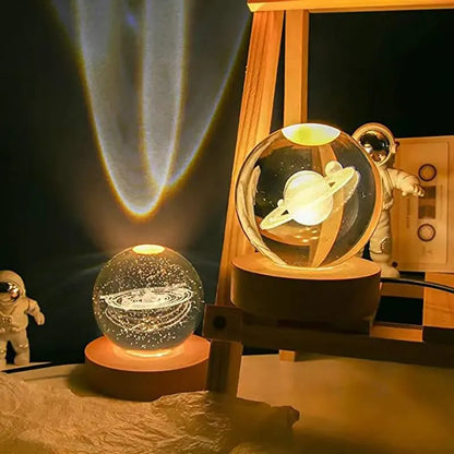 Solar-System Bordslampa – LED-lampa med planetdesign för vardagsrum | Veska