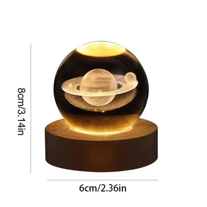 Solar-System Bordslampa – LED-lampa med planetdesign för vardagsrum | Veska