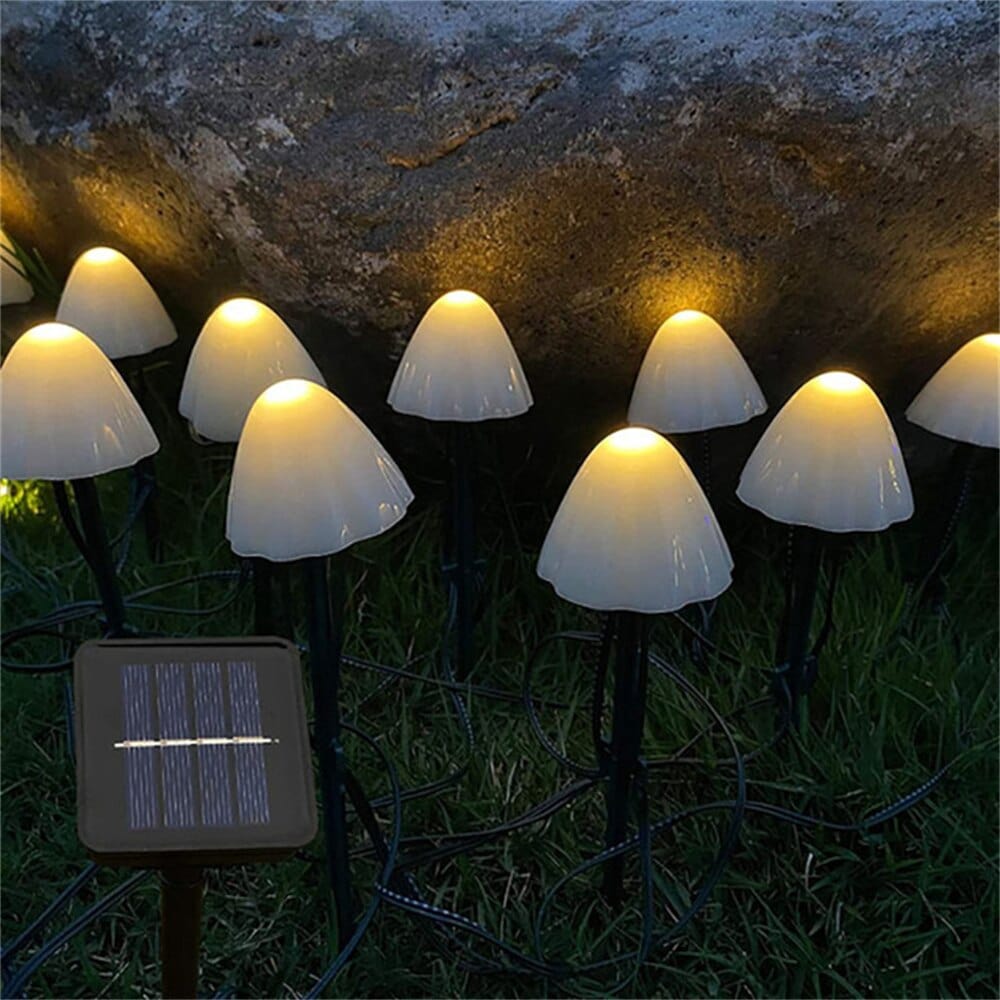 Solarlampa LED Svamp Trädgårdslampor | Veska